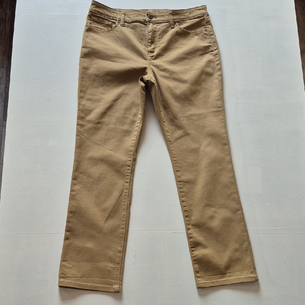 St. John's Bay Tan Straight Leg Women's Jeans